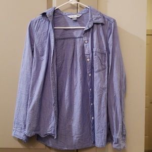 SOLD Blue button down